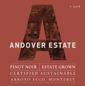 Andover Estate 2018 Pinot Noir Label