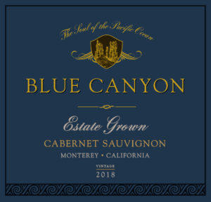Blue Canyon 2018 Cabernet Sauvignon Label