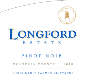 Longford Estate 2018 Pinot Noir Label – transp