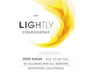 Lightly 2018 Chardonnay Front Label