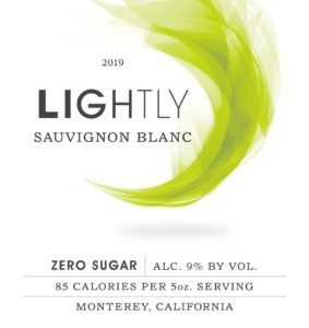 Lightly 2019 SauvBlanc Front Label