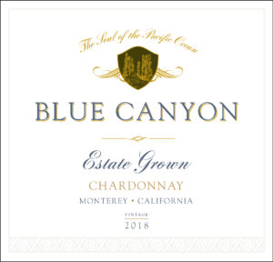 Blue Canyon 2018 Chardonnay Front Label