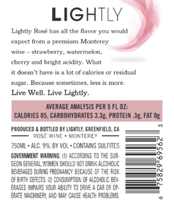 Lightly 2019 Rose Back Label – transp