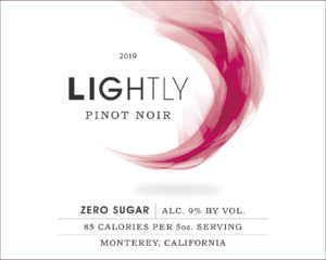 Lightly 2019 Pinot Noir Label