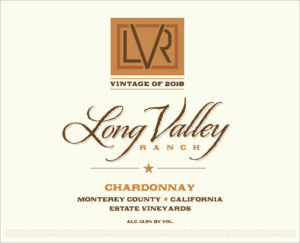 Long Valley Ranch 2018 Chardonnay Front Label