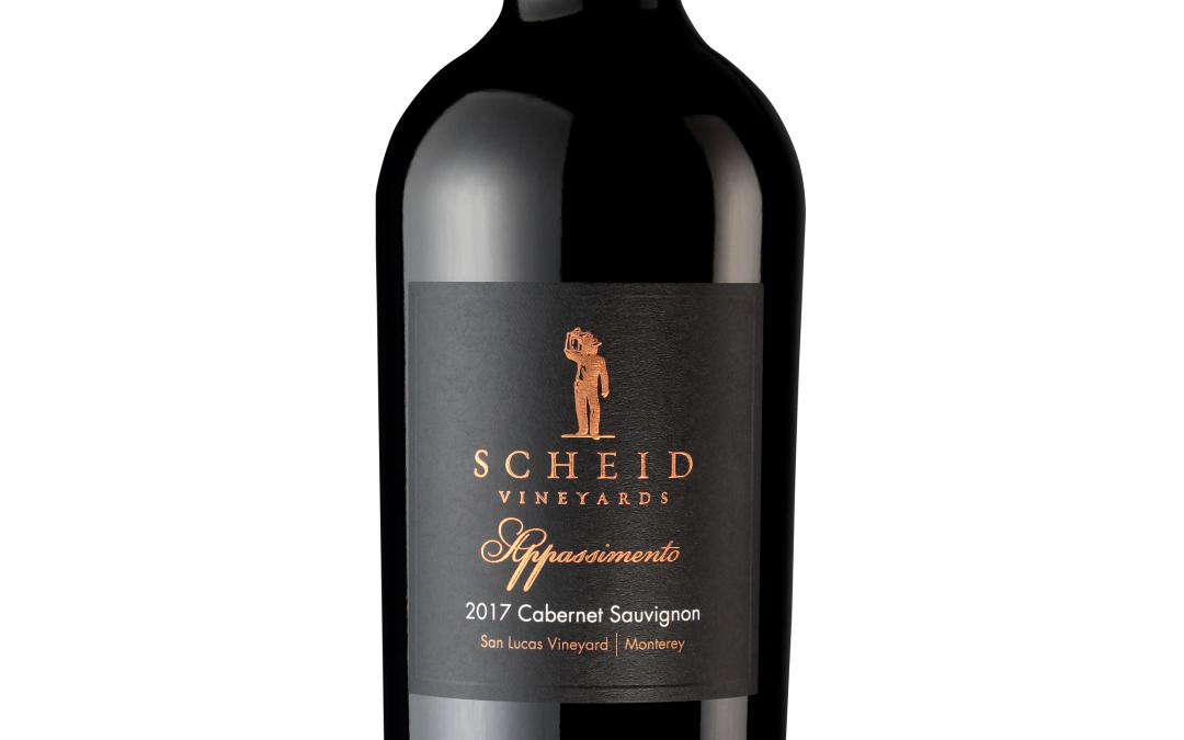 Scheid Vineyards Bottle Shot 2017 Appassimento Cab Sauv Reserve – transp