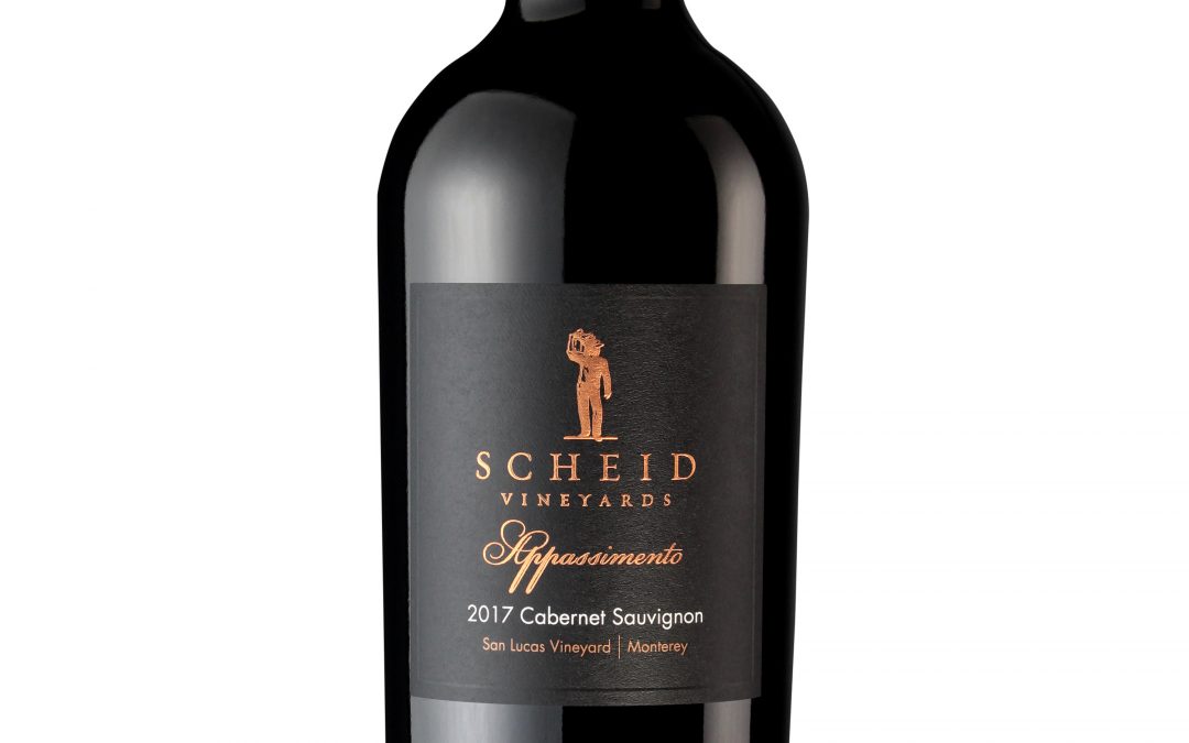Scheid Vineyards Bottle Shot 2017 Appassimento Cab Sauv  Reserve