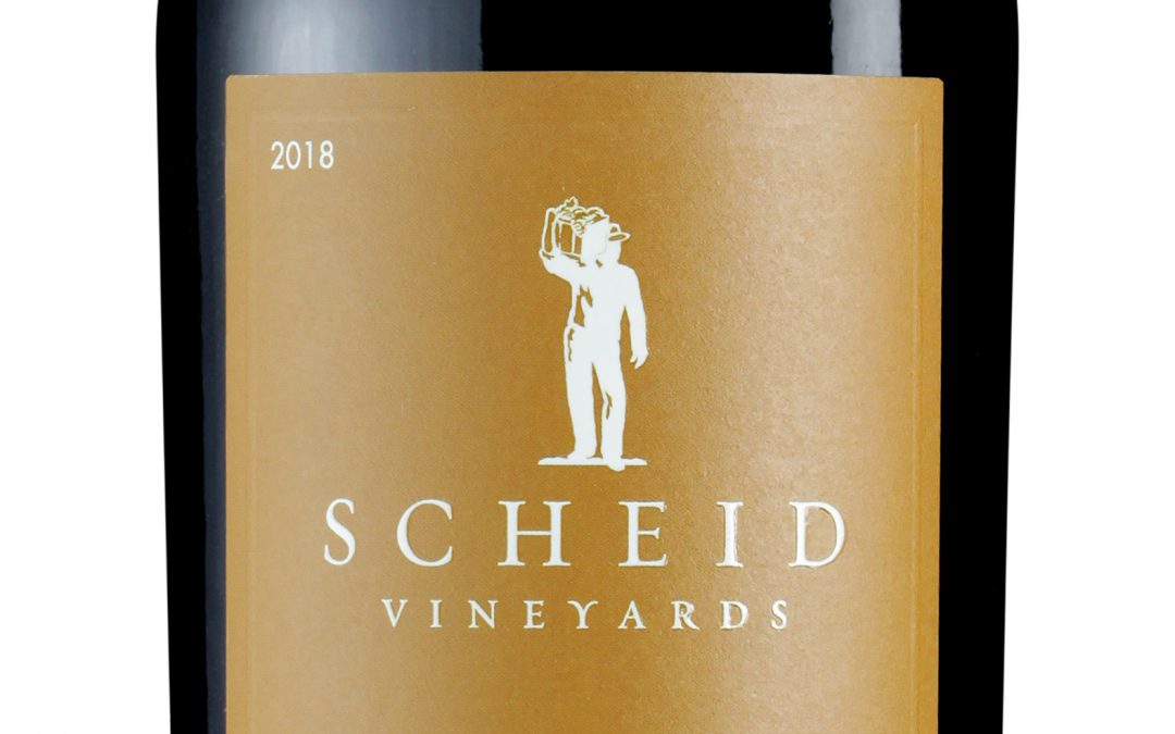 Scheid Vineyards 2018 Zinfandel Bottle shot -highres