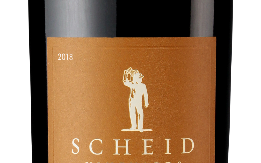 Scheid Vineyards 2018 50/50 Bottle shot -transp