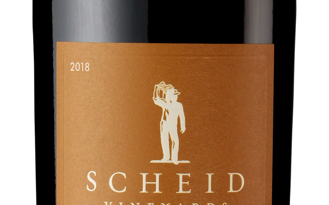 Scheid Vineyards 2018 Sangiovese Bottle shot -transp
