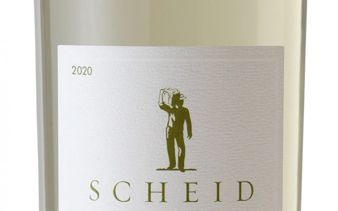 Scheid Vineyards 2020 Sauvignon Blanc Bottle Shot -highres