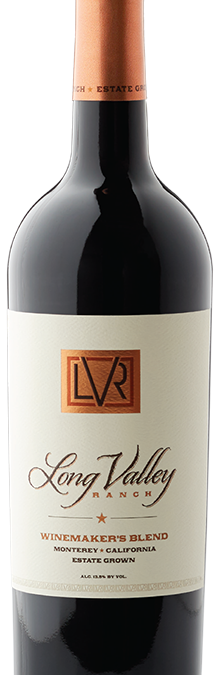 Long Valley Ranch NV Red Blend bottle shot -transp