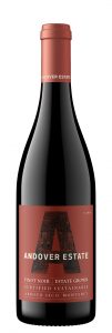 Andover Estate 2019 Pinot Noir Bottle Shot – highres