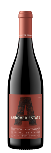 Andover Estate 2019 Pinot Noir Bottle Shot – transp