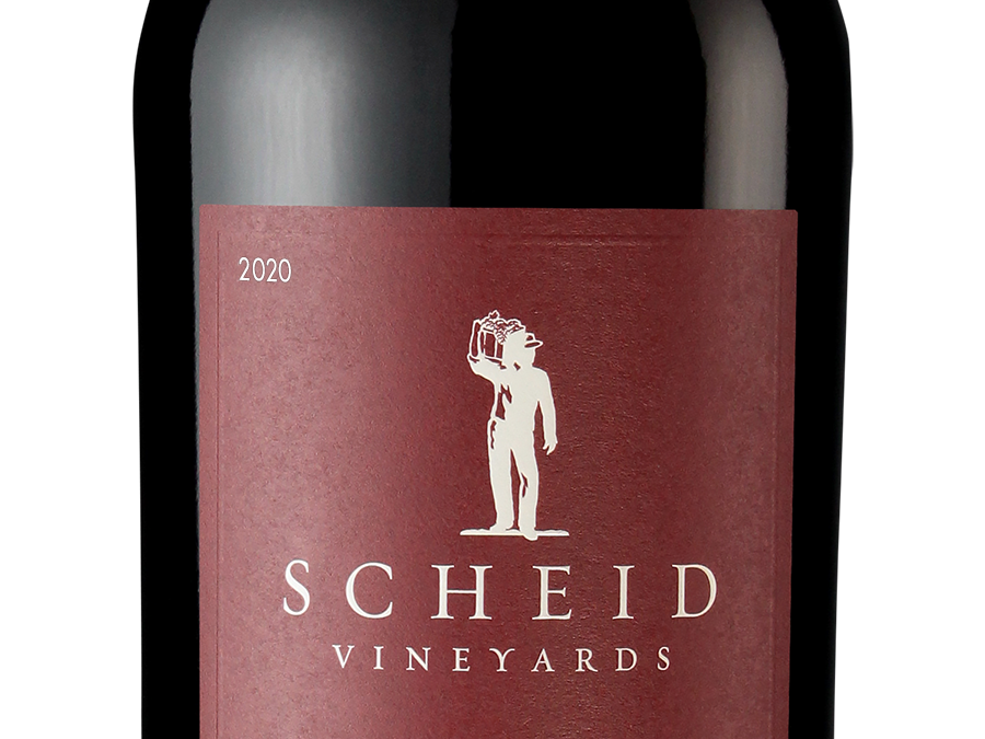 Scheid Vineyards 2020 Barbera Bottle Shot -transp