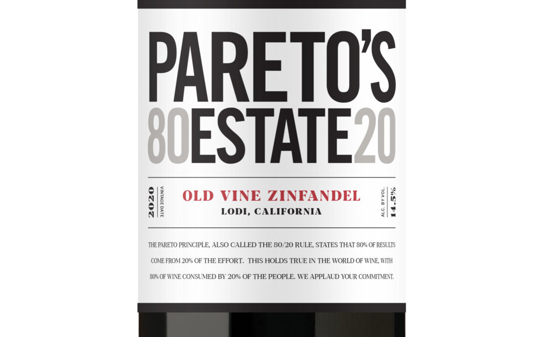 Pareto’s Estate 2020 Zinfandel Bottle Shot -highres