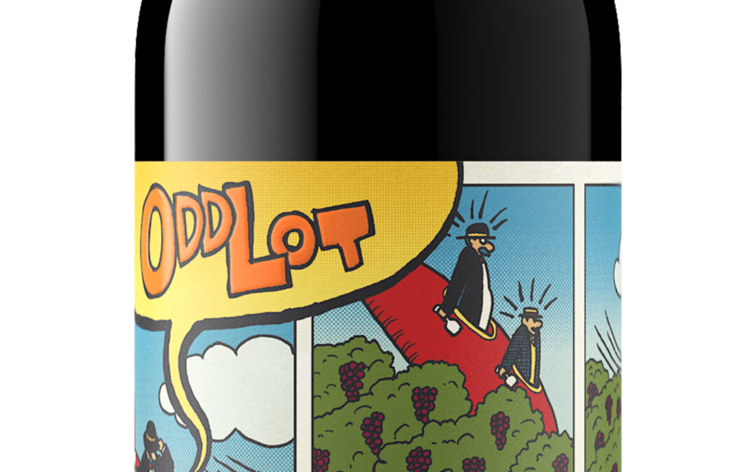 Odd Lot 2020 Syrah-Cabernet Red Blend Bottle Shot -highres