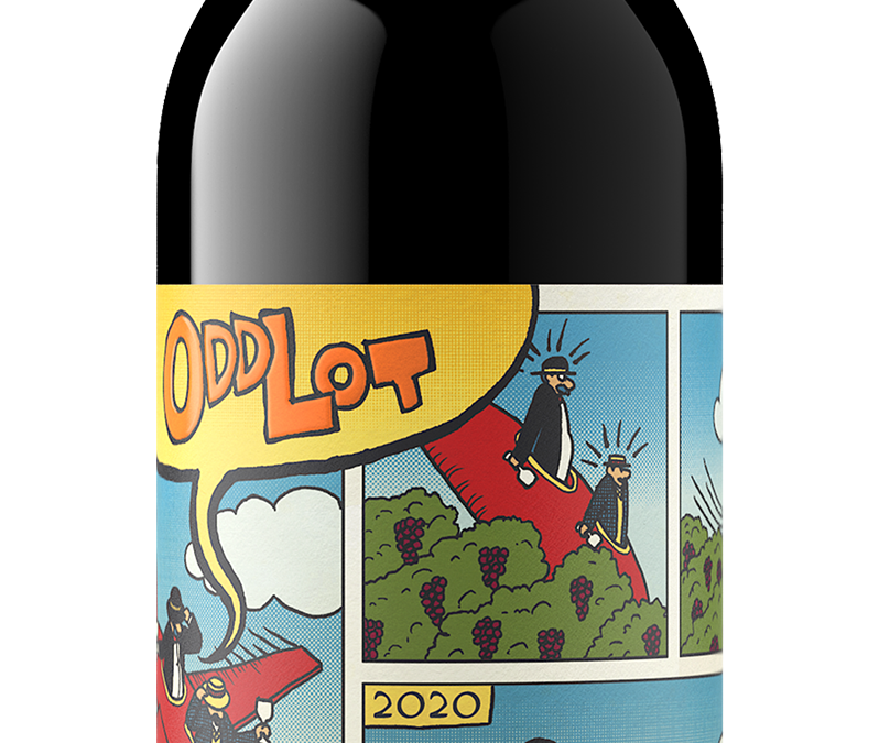 Odd Lot 2020 Syrah-Cabernet Red Blend Bottle Shot -transp