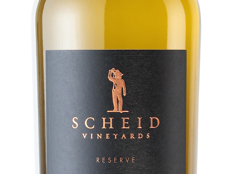 Scheid Vineyards 2019 Sauvignon Blanc Reserve Bottle Shot