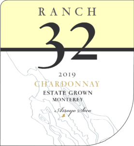 Ranch 32 2019 Chardonnay Front label -transp