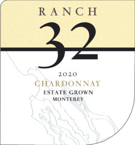 Ranch 32 2020 Chardonnay Front label -transp