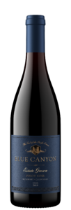 Blue Canyon 2019 Pinot Noir Bottle Shot – transp