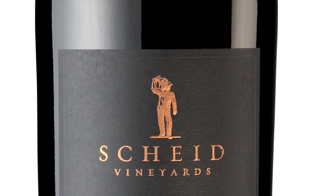 Scheid Vineyards 2018 Cabernet Franc Reserve bottle shot -transp