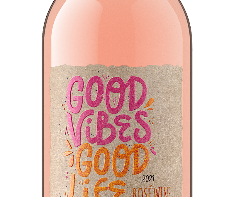 Good Vibes 2021 Rose bottle shot