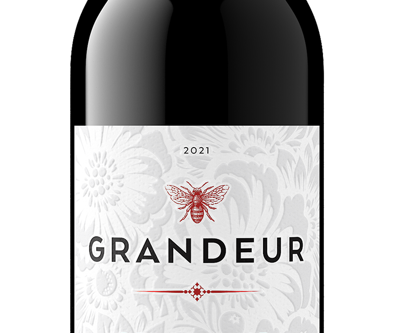 Grandeur 2021 Red Blend Bottle Shot – transp