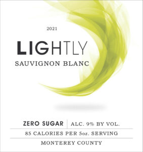 Lightly 2021 Sauvignon Blanc MOC front label