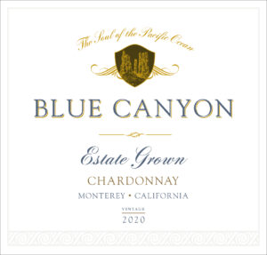 Blue Canyon 2020 Chardonnay front label -high res
