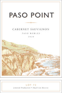 Paso Point 2020 Cabernet Sauvignon front label -high res