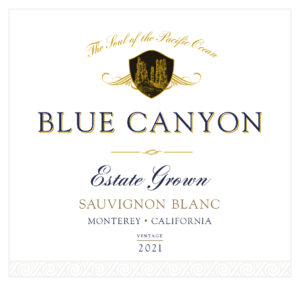 Blue Canyon 2021 Sauvignon Blanc front label -highres
