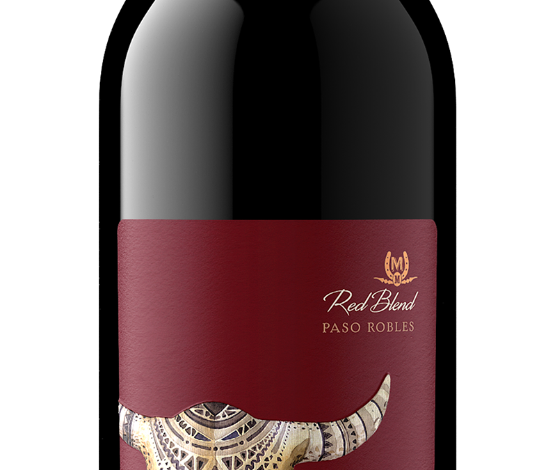 Mina Mesa NV Red Blend Bottle Shot -transp