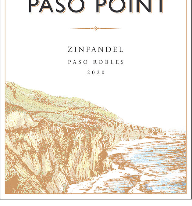 Paso Point 2020 Zinfandel front label -high res