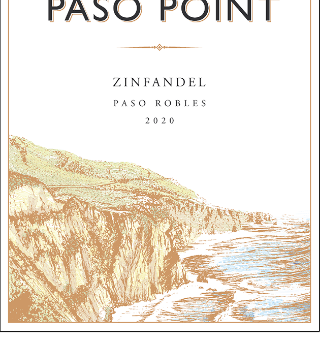 Paso Point 2020 Zinfandel front label -transp
