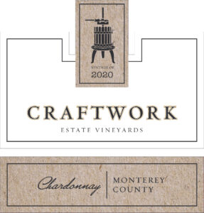 Craftwork 2020 Chardonnay front label -high res