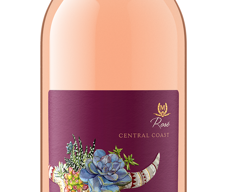 Mina Mesa NV Rose bottle shot -transp