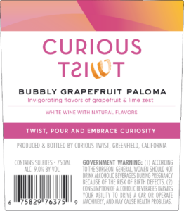 Curious Twist NV Grapefruit Paloma back label -transp