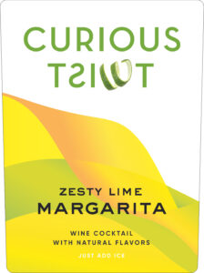 Curious Twist NV Margarita Cocktail front label -high res