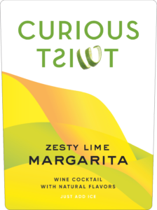 Curious Twist NV Margarita Cocktail front label -transp