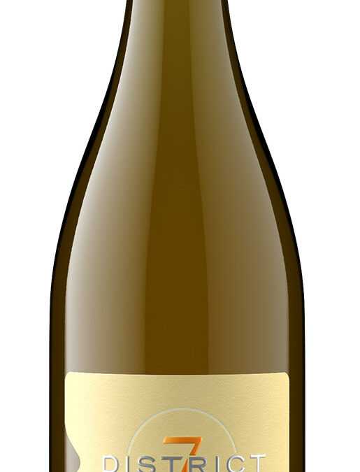 District 7 2021 Chardonnay bottle shot -high res