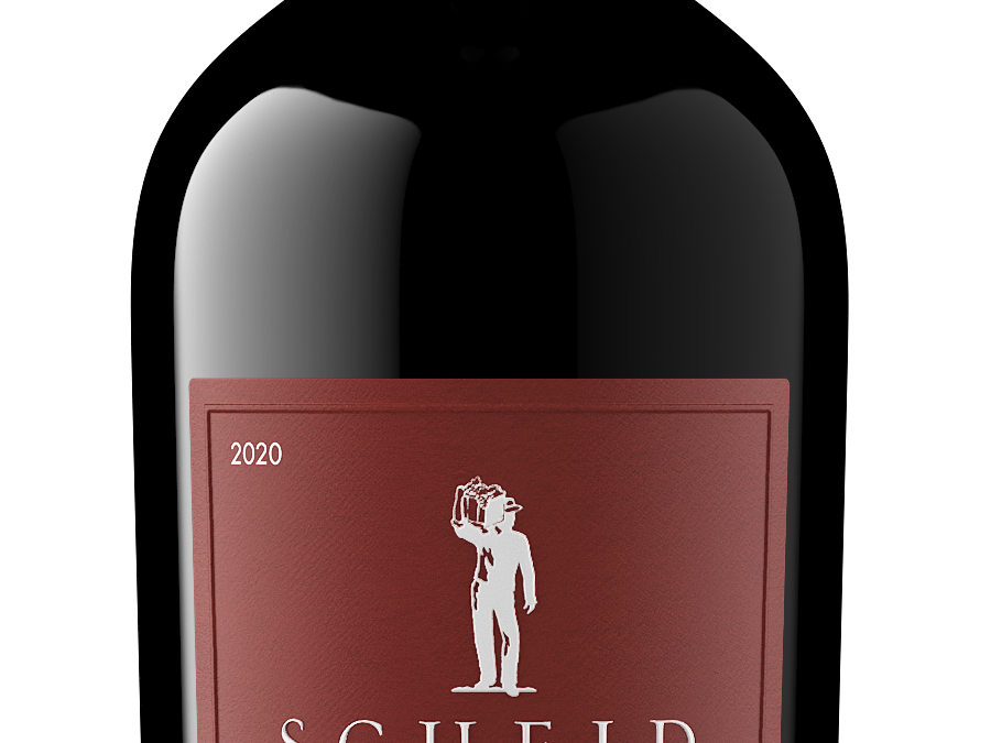 Scheid Vineyards 2020 Malbec bottle shot -transp