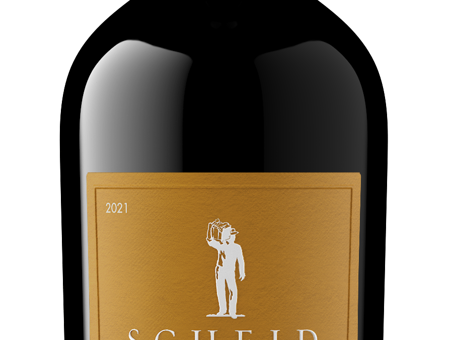 Scheid Vineyards 2021 Odd Lot Red bottle shot -transp